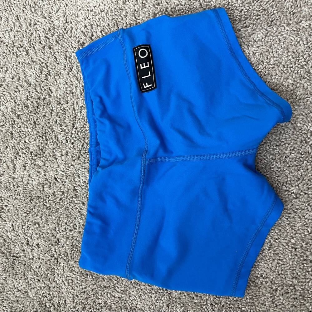 2.5” Blue Fleo Shorts